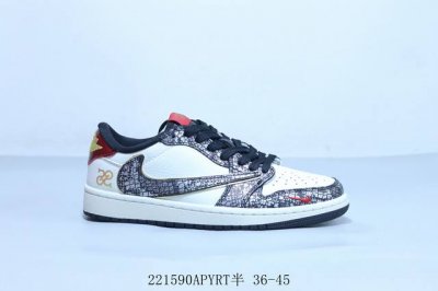 乔丹Air Jordan 1 Low Aj1 乔1低帮复古文化休闲运动篮球鞋倒勾 蛇年限定 221590Apyrt半 36-45