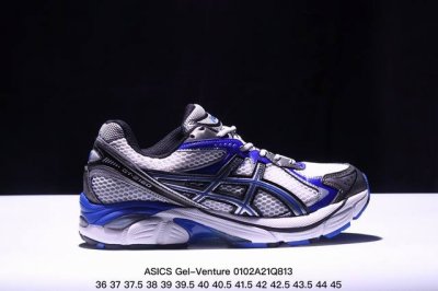 公司级asics 亚瑟士 Gel-Venture 6 系列城市休闲运动跑步鞋时尚复古男女鞋 老爹鞋 Gel- Venture6跑鞋是越野跑者的多功能选择。专为喜