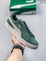 puma 彪马 男女鞋真标半码制 原楦原纸版数据开发版型 超采用软纹皮革鞋面材质 正确橡胶围条加固鞋底运动品牌puma 彪马 Suede Classic经典复古