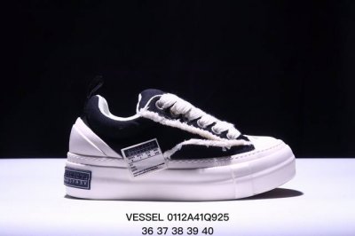 吴建豪个人新锐品牌xvessel G.O.P. High Paisley Ropping解构重叠厚底软木低帮百搭增高帆布硫化板鞋 乞丐鞋 Xm0112Q925