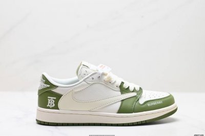 公司级Aj1倒勾Travis Scott X Air Jordan 1 ” Reverse Mocha “ Aj1乔1 Ts 闪电 联名倒钩 低帮文化篮球鞋 完