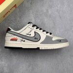本地 核心私 Nike Sb Dunk Low 斯图西联名 双拼黑灰 周年高端定制 低帮休闲板鞋 #定制鞋盒 大厂纯原品质出货 超高清洁度 皮料切割干净无任何毛