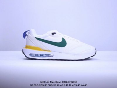 公司级nike Air Max Dawn 黎明系列 低帮气垫百搭休闲运动慢跑鞋 新鞋款带来新的外底和鞋帮额外尺寸为鞋子的耐久设计线条增添了新能量。从配色上彰显出