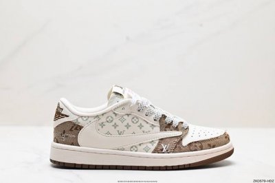 公司级travis Scott X Fragment Design X Jordan Air Jordan 1 Low Og Sp Aj1 乔1 Lv联名低帮文