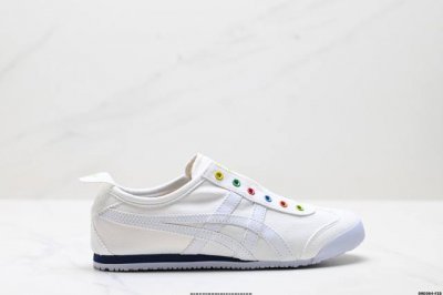 公司级Onitsuka Tiger鬼塚虎 Mexico 66 Slip-On 一脚蹬低帮夏季透气运动休闲鞋 货号:1183A540-101 尺码:36 37 3