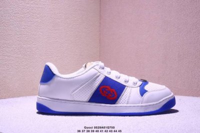 真标Gucci Distressed Screener Sneaker 怀旧版 原版做旧 古驰小脏鞋系列 xm0529Q750