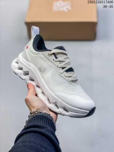 180 On昂跑 X Loewe罗意威Cloudtilt 2.0圆头系带低帮 生活休闲鞋男女款 尺码：见图 编码：03Jxd317A06