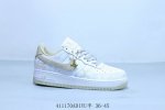 Nike Air Force 1 Af1耐克 低帮 空军一号休闲板鞋 Lv 货号 Cv0670-300 41 Adiyu半 36-45