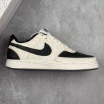 本地 核心私 Nike Court Vision Low 蛇年限定 白黑 低帮百搭透气休闲运动板鞋 经典耐用的设计 兼顾舒适脚感和出众风范，演绎匠心之作 结构性
