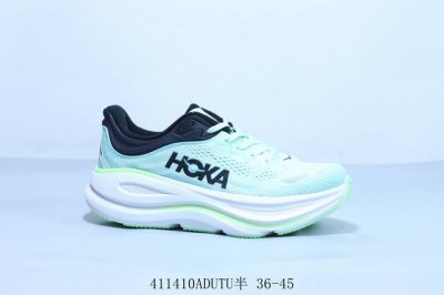 Hoka M Bondi 9代 机能轻量缓震网面增高越野男女跑步鞋 货号 1162011 411410Adutu半 36-45