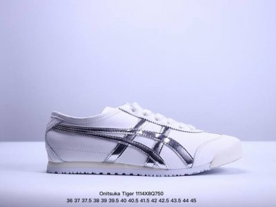 Onitsuka Tiger Mexico 66 阿斯克斯 鬼冢虎 低帮 男女同款 减震支撑低邦运动休闲鞋 这款鞋由皮革制成，具有鞋跟交叉加固设计，可提供更高的