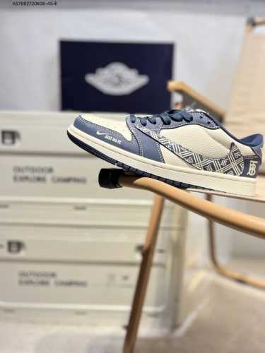公司级头层皮乔丹Air Jordan 1 Low Aj1低帮系列篮球鞋 官方同步配色 原装级产物 #拒绝公底 立体鞋型 细节完美 高清洁度Ld2025 As76