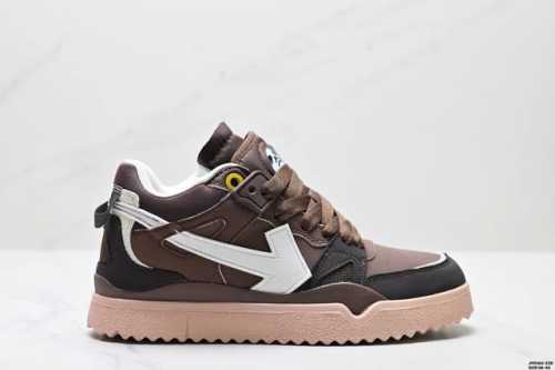 公司级Off-White Out Of Ofhce 皮革 圆头系带 低帮 时尚板鞋 尺码:36-45 Id:Jfd262-Zz D