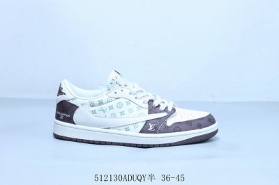 乔丹Air Jordan 1 Low Aj1 乔1低帮复古文化休闲运动篮球鞋 倒勾 Lv 货号 Dm7866-003 512130Aduqy半 36-45