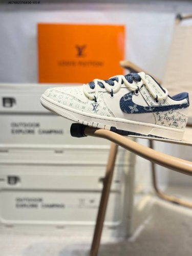 lv X Nike Sb Dunk Low 大厂出品 极力推荐 新配色 原装头层材料 独家版型蒸餾加工 帶來的是更好的视觉和脚感体验 大厂纯原品质出货 清洁度