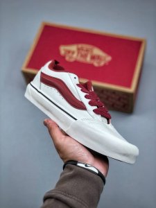 Vans Knu Skool 酒红 官方新款 复古休闲胖胖面包鞋 尺码：35-44 半