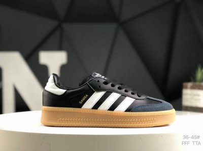 真标带半码阿迪达斯三叶草Adidas Originals Sambae W桑巴舞系列绅士德训足球风百搭低帮休闲运动板鞋 货号:Ie1374 尺码:36 36.5