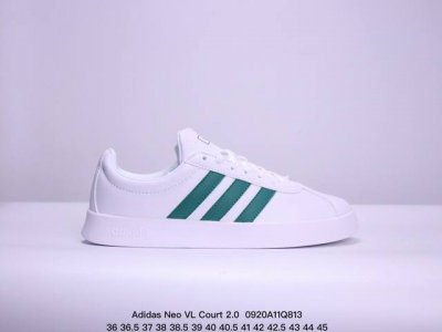 公司级adidas Neo Vl Court 2.0 百搭单品 绒面麂皮防滑耐磨轻便低帮板鞋 整双鞋以传统的低帮呈现的清新造型 鞋头优先头层反毛皮 包裹保证优秀