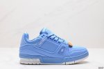 公司级全新lv路易威登louis Vuitton Trainer Sneaker Low休闲运动文化百搭板鞋 尺码:40-45 id:Jfd129-Sds