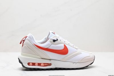 公司级Nk Air Max Dawn 黎明系列低帮气垫百搭休闲运动慢跑鞋 采用柔软翻毛皮和透气梭织材料打造利落鞋面 中底和鞋跟融入现代感线条设计 兼具复古风格与