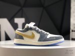 公司级带半码 耐克 Nike Air Jordan 1 Low Og Sp Aj1 乔1 低帮潮流运动休闲板鞋。Aj1 低帮拼接 完美版型真头层牛皮# 内置缓震