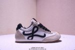 真标Loewe罗意威 Ballet Runner 2.0小牛皮 圆头系带 低帮 生活休闲鞋 需要配件的另加10元 货号: 尺码:36-39 Xm0411Q813
