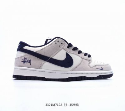 Nike Dunk Low 米白灰勾织布此款主张打破传统的工业化流水线设计限制，以made By Ideas的超级创意为理念，集结众多潮流设计师，结合时下最in