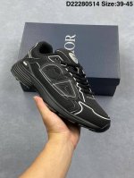 dior 迪奥 高奢品牌 彰显高级气质 Dior 运动鞋低帮系列复古休闲鞋时尚慢跑鞋厚底老爹鞋圆头系带 运动跑鞋 生活休闲鞋 男款 时髦单品 时尚百搭 复古老爹