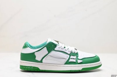 真标amiri Skeleton Low-Skel Top Sneakers 埃米尔骨骼系列 低帮 经典百搭休闲运动板鞋 尺码:36-45 id:Jzd538-