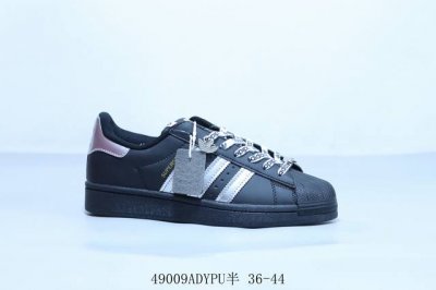 阿迪达斯Adidas Originals Superstar防滑耐磨轻便透气 低帮 贝壳头板鞋 黑银 货号 Eg4959 49009Adypu半 36-44