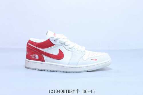 260 乔丹Air Jordan 1 Low Aj1 乔1低帮复古文化休闲运动篮球鞋 北面联名 121040Hirry半 36-45