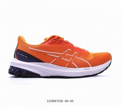 亚瑟士 Asics 男鞋gt-1000 12 运动休闲跑步鞋 时尚经典 缓震舒适 彩色 透气防滑耐磨 休闲百搭 2024夏季新款训练鞋 马拉松跑鞋黑武士款采用网