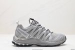公司级salomon Xa Pro 3D Adv 萨洛蒙户外越野跑鞋 鞋面采用sensifit贴合技术 全方位贴合包裹脚型 鞋跟部鞋底牵引设计 提供强大的抓地性