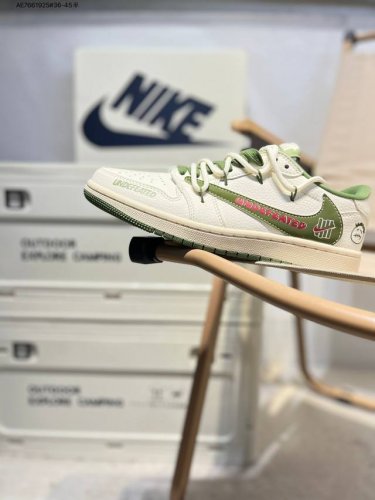 公司级头层皮乔丹Air Jordan 1 Low Aj1低帮系列篮球鞋 官方同步配色 原装级产物 #拒绝公底 立体鞋型 细节完美 高清洁度Dm6868 Ae76