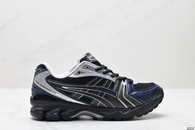 公司级Asics Gel-Kayano 14 公司级版本 亚瑟士运动休闲透气专业跑鞋 采用工程弹性双层再生针织密度鞋面材质 后跟3D可视Gel缓震乳胶物料 升级