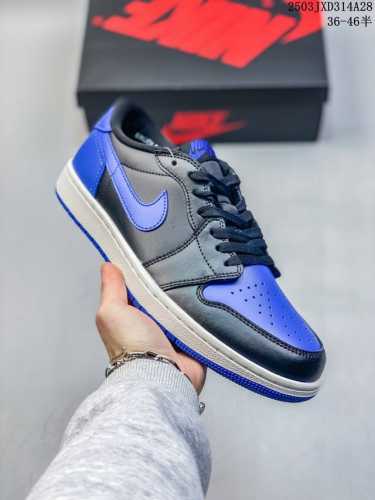 180 乔丹Air Jordan 1 Low Aj1 乔1官方同步配色复古蓝低帮文化休闲板鞋 553558 146 码数：36 36.5 37.5 38 38.