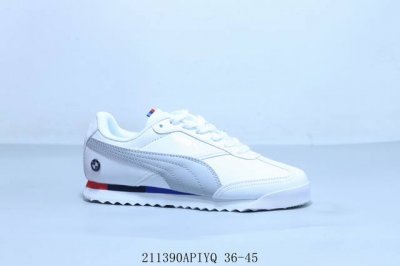 彪马 联乘著名全球汽车制造Bmw宝马赛车运动系列 X Puma Roma M Motorsport 罗马阿莫尔系列低帮复古运动休闲赛车跑鞋 211390Apiy