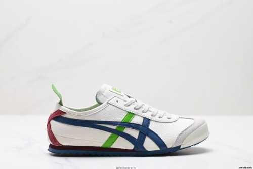 公司级Onitsuka Tiger鬼冢虎 Mexico 66 Slip-On 一脚蹬低帮夏季透气运动休闲鞋 货号:D507L-0152 尺码:36 37 37.