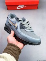 耐克 Wmns Nike Air Max 90 Oreo 半掌气垫复古运动休闲慢跑鞋 0215284H21