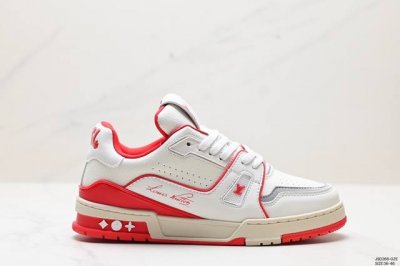 公司级全新lv路易威登louis Vuitton Trainer Sneaker Low休闲运动文化百搭板鞋 尺码:36-46 Id:Jsd268-Gze