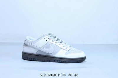 耐克 Nike Sb Dunk Low pro 复古低帮 休闲运动滑板板鞋 灰白 货号 Dh7577-001 512160Adipi半 36-45