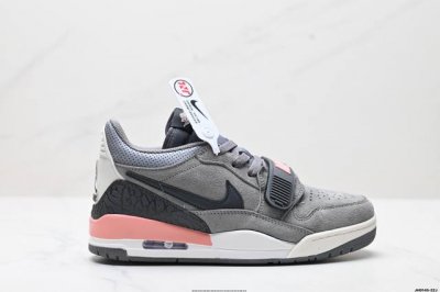 公司级三合一最强合体，多种新配色回归耐克Nike Air Jordan Legacy 312 Low”White Grey Fog Blue Red“乔丹最强三