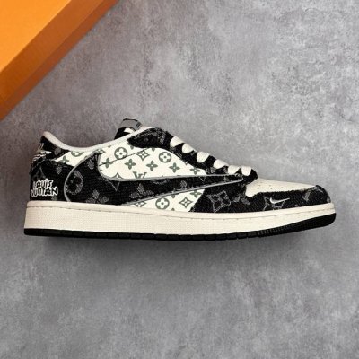 本地 核心私 Travis Scott X Fragment Design X Jordan Air Jordan 1 Low Og Sp “Lv路易威登联名-