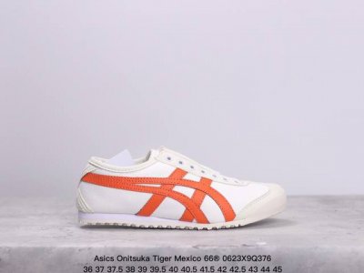 Asics 亚瑟士 男女鞋真标半码制 日产经典老牌-鬼塚虎 Onitsuka Tiger Mexico 66经典墨西哥系列复古经典百搭板鞋休闲运动鞋慢跑鞋 采用