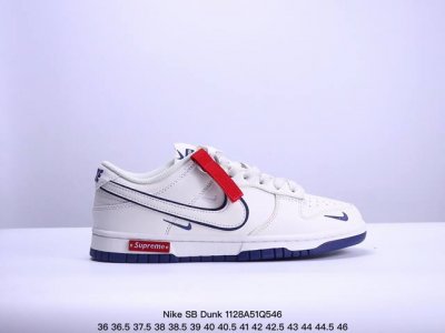 耐克supreme X Nike Sb Dunk Low 联名白绿三小勾此款主张打破传统的工业化流水线设计限制，以made By Ideas的超级创意为理念，集