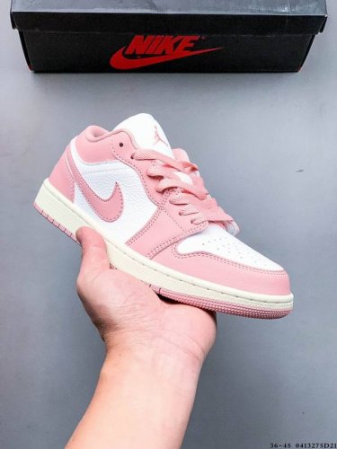 集图 二层真标！耐克Nike Air Jordan Low 1 乔1低帮经典休闲鞋 0413275D21