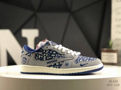 310 公司级带半码Aj1倒勾Travis Scott X Air Jordan 1 ” Reverse Mocha “ Aj1乔1 Ts 闪电 联名倒钩 低帮