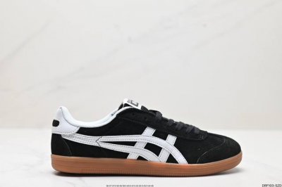 公司级亚瑟士 Onitsuka Tiger Tokuten 复古低帮休闲跑鞋 实拍首发 鞋跟 鞋舌处印有鬼塚虎特有的品牌logo标志 提升品牌的认知度 柔软内里
