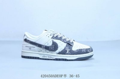 耐克 Nike Sb Dunk Low Pro 复古低帮 休闲运动滑板板鞋联名 Lv 货号 Ch8311-236 420450Adeop半 36-45