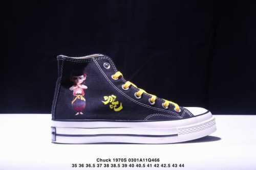 匡威 X哪吒之魔童闹海 联名 王源同款 匡威哪吒之魔童闹海 联名 Chuck 1970S经典男女复古高帮帆布鞋 国潮炸街新宠 匡威 X哪吒之魔童闹海 联名 Ch